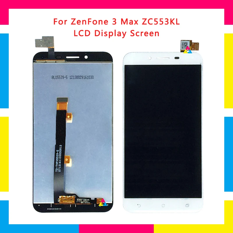 

5pcs LCD Display Screen With Touch Screen Digitizer Assembly For ASUS Zenfone 3 Max ZC553KL Replacement