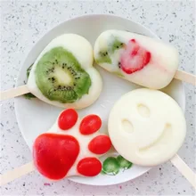 Мультфильм DIY силиконовые формы для мороженого эскимо производитель держатель замороженного льда плесень кухонные инструменты TB