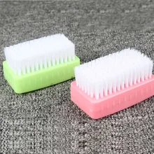 Красочная Изысканная квадратная щетка для белья овальная щетка для обуви многофункциональная мягкая пластиковая плоская щетка