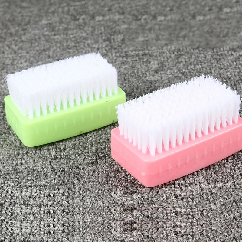 

Colorful Exquisite Square Laundry Brush Oval Shoe Brush Multifunctional Soft Plastic Flat Brush
