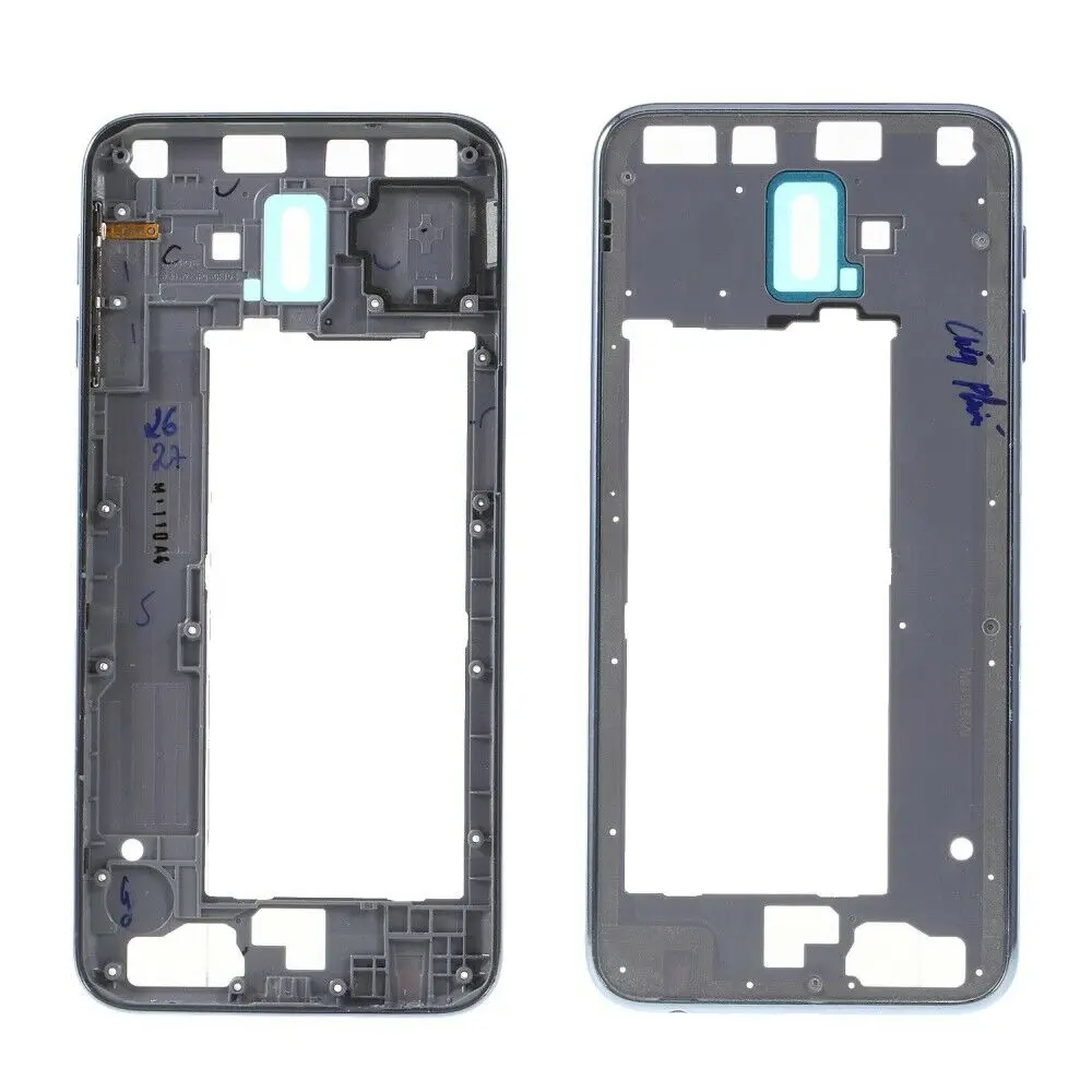 

For Samsung Galaxy J6 Plus J6+ 2018 SM-J610 Deep Blue/Baby Blue/Red Color Rear Back Housing Frame Plate Middle Cover