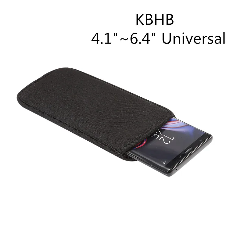 

Universal Neoprene Pouch Bag Sleeve Case For oneplus 5 5T 6 6T 7 7T Pro 1+5 5T 6 6T 7 7T Pro X 4.1"~6.4" inch phone bags