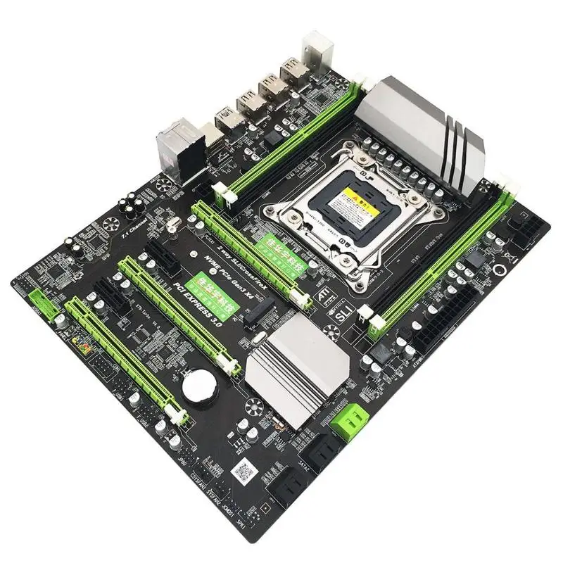 

JIAHUAYU X79 DDR3 LGA 2011 CPU ATX Desktop PC Motherboard Support NVME M.2 SATA 2.0/3.0 USB 2.0/3.0 PCI-E X16 Socket Mainboard