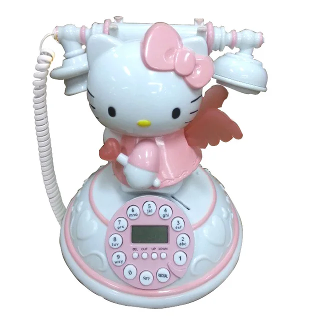landline Telephone for the home hello kitty telefon Desk Telephone for children kids telefono