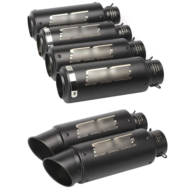 

Universal 51 mm 60.5 mm Motorcycle Exhaust Tail Pipe Stainless Steel Carbon Fiber Escape No DB Killer 245 mm 300 mm Muffler Pipe