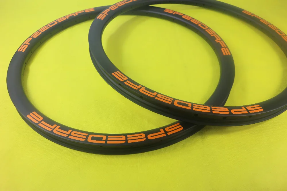 

SPEEDSAFE 520g/pc 650B MTB DH carbon rims 32mm wide 34mm deep clincher tubless UD 3K 28 32 holes DownHill mountain bike wheels