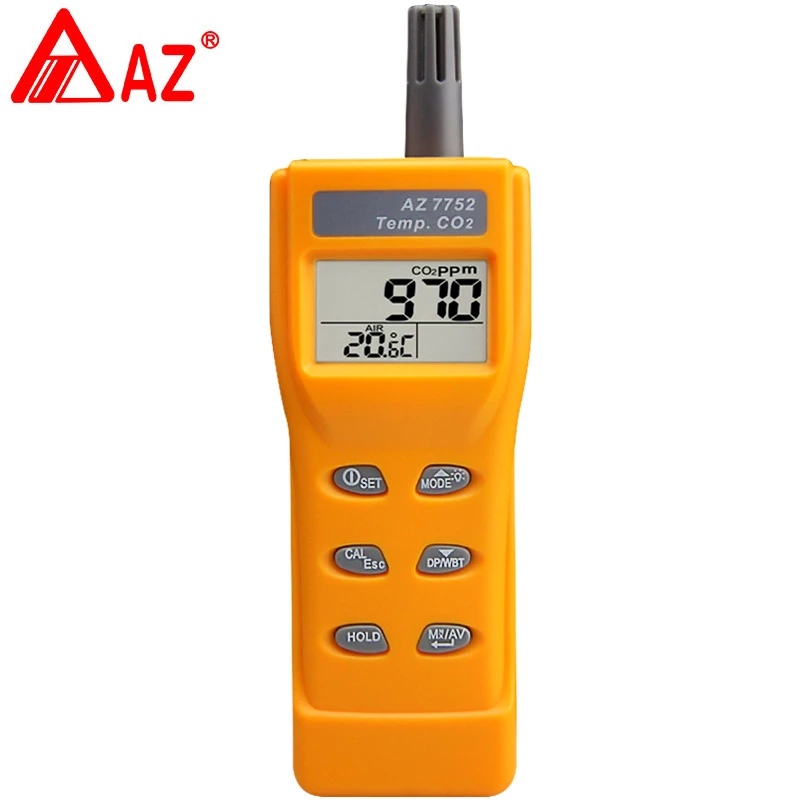 AZ7752 carbon dioxide gas concentration detector Handheld carbon