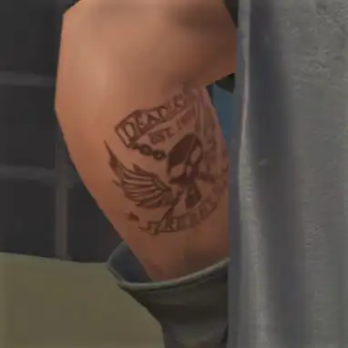 Deadlock Rebels Big Temporary Tattoos Sticker Espada Tatouge Temporaire Femme Tattoo Sleeve Harajuku Fake Tattoo Henna Tatoo