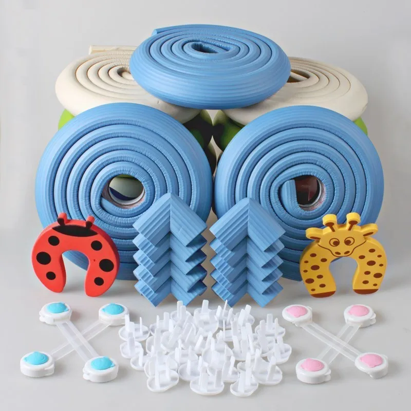 

38pc Magnetic Key Children Lock Baby Window Safety Products Baby Protection Cabinet Lock Kids Locker Security Invisible Locks