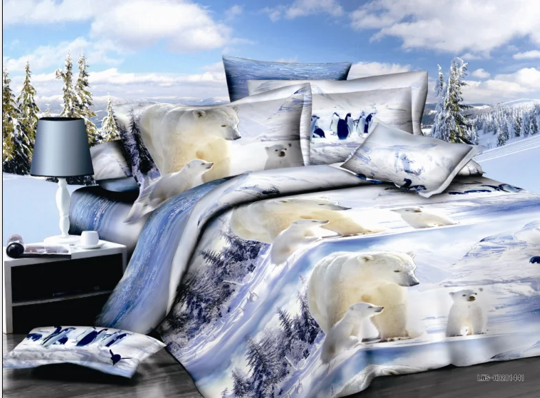 Buy polar bear bedding set bedspreads bed covers