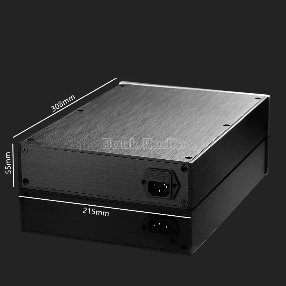Aluminum Enclosure Power Amplifier Preamp Headphone Amp DAC Chassis DIY Case Box