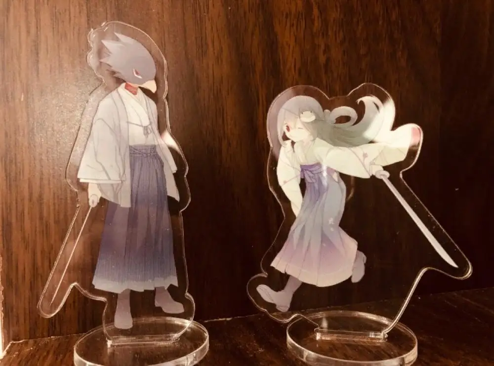 Классное аниме My Hero academic Tokoyami Fumikage Asui Tsuyu фигурка на акриловой подставке модель