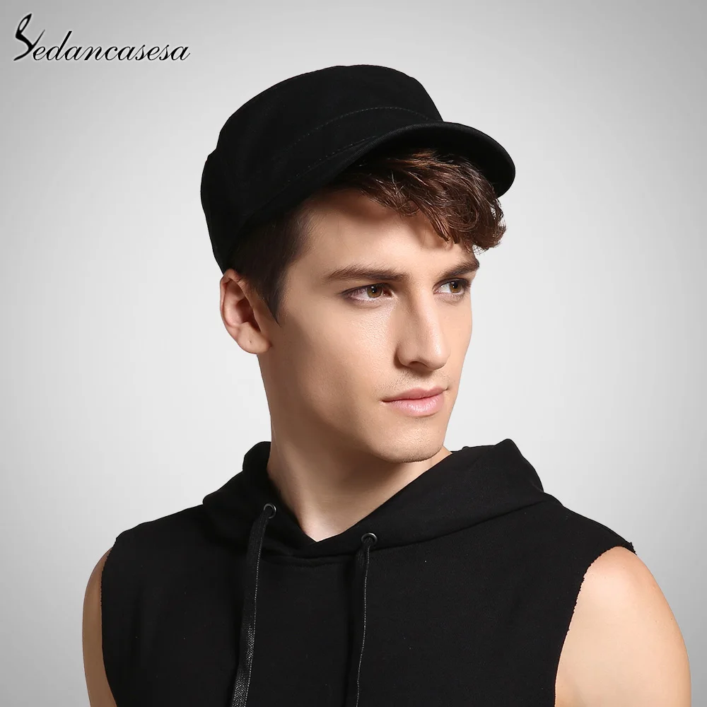 

2019 Men Baseball Cotton Cap Fashion Hats for Men Hip Hop Solid Color Mens Baseball Caps Spring hat gorras Sports sun visor UV
