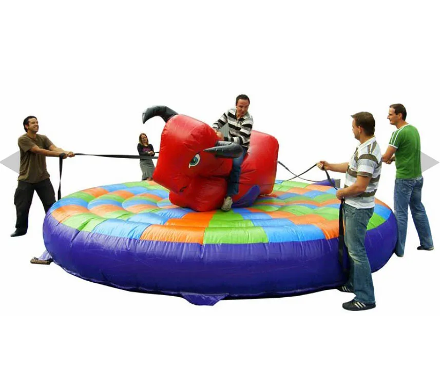 

16ft manual Inflatable rodeo Bungee Bull for sale