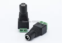 BNC Connector DC Female for CCTV Cameras Positive and Negative Terminals 1 piece