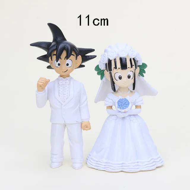 5sets 11cm Dragonball Dragon Ball Z Goku ChiChi Wedding Set PVC ... 5sets 11cm Dragonball Dragon Ball Z Goku ChiChi Wedding Set PVC ...