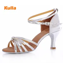 Новинка; ; женская обувь для латинских танцев; обувь для сальсы, танго; женская Обувь для бальных танцев; сандалии; обувь на высоком каблуке 5 см/7 см