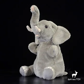

Children'S Educational Toys Plush Elephant Dolls Puppet Simulation Animals Toy Gifts