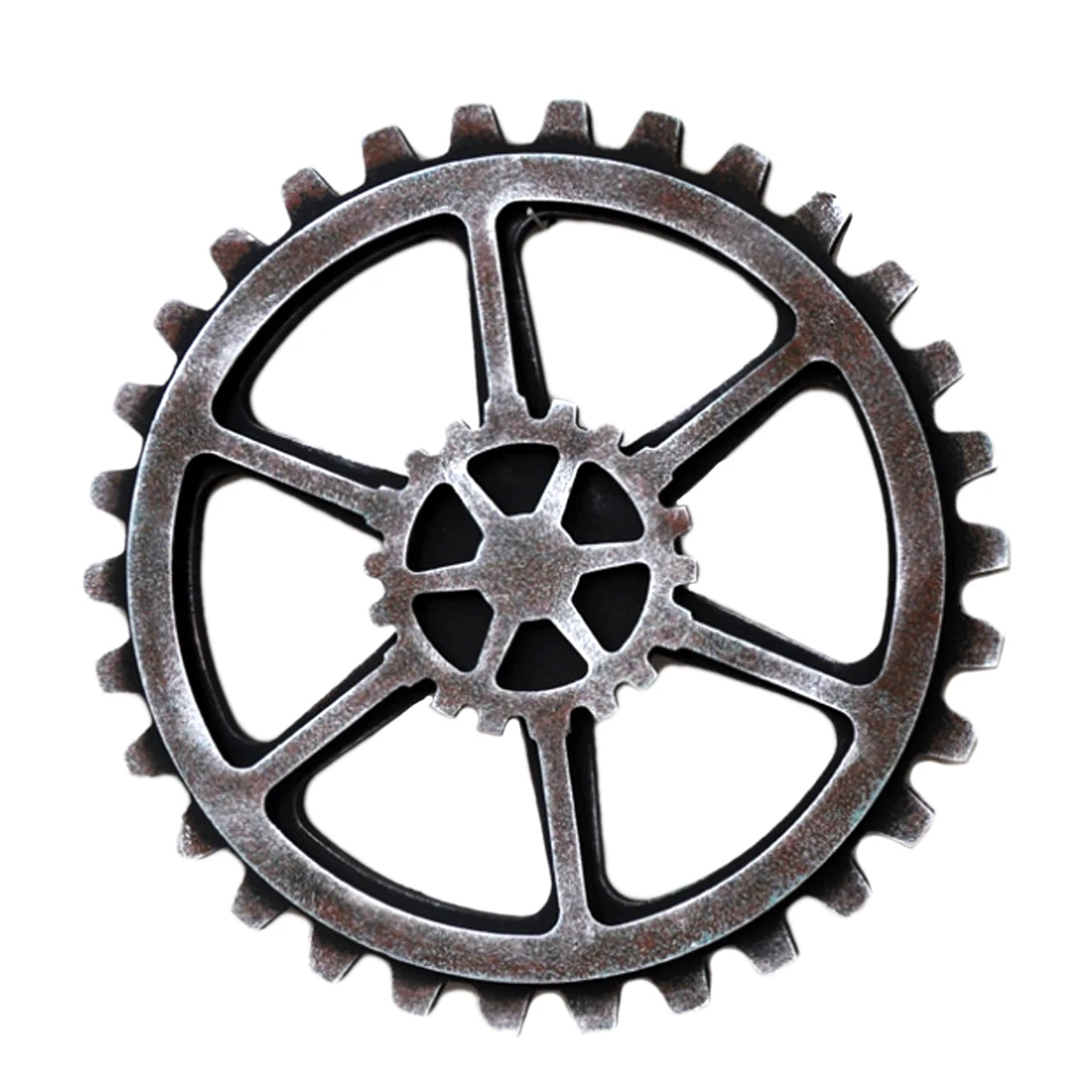 

Home Decore Retro Industrial Style MDF Hexagon Gear Creative Bar Art Wall Ornaments Gearwheel home decoration craft supplies