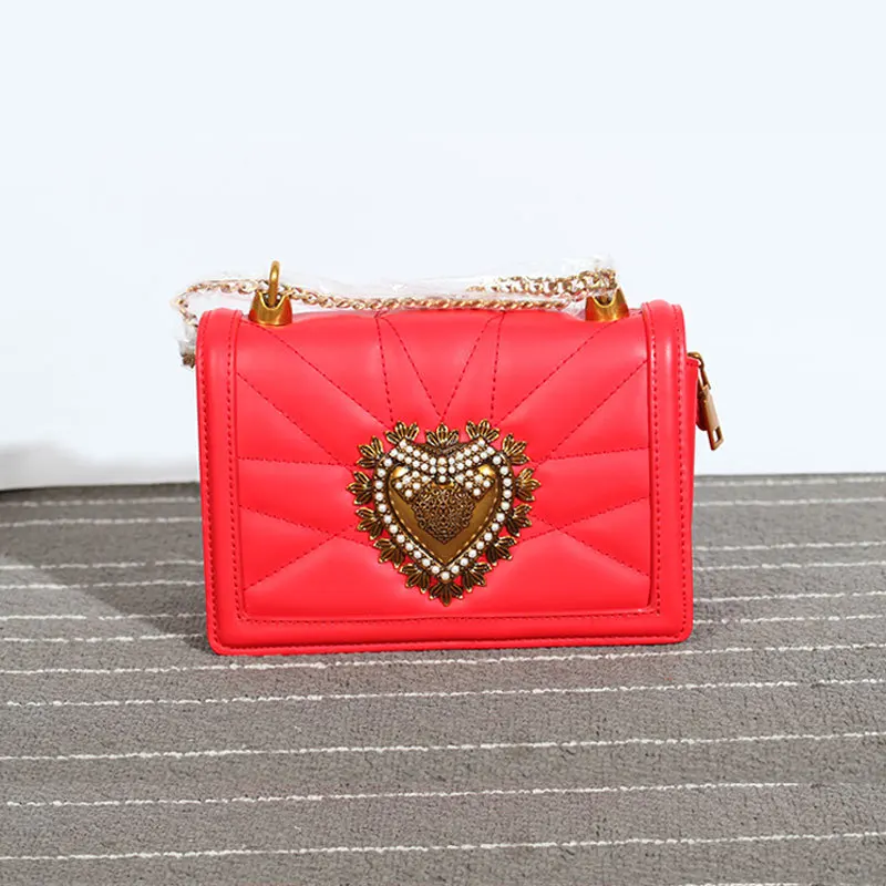 

LKPRBD 2018 Shoulder Bag Women Travel Bags Leather Pu Quilted Bag Female Luxury Handbags Love decorationbag Designer