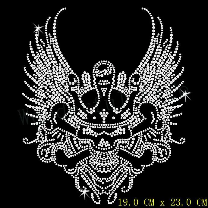 Basketball Large Rhinestone Transfer Hot Fix Motif