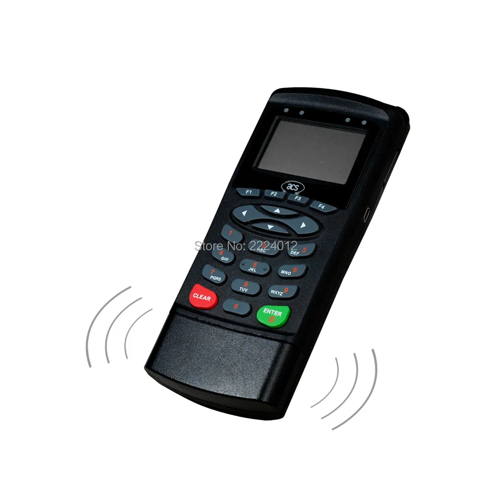 Programmable NFC Dual Interface Portable Handheld Device/Smart IC Reader & Writer with PIN Pad Support NFC Tags For POS System