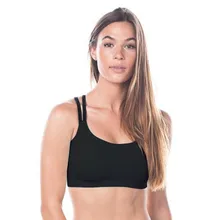 Sports Short Vest For Women Push Up Strap Bandages Padded Running Underwear Fitness Gym Clothing Crop Top Sport Bra