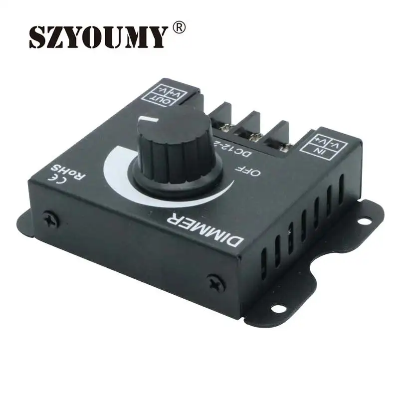 SZYOUMY DC 12V 24V 30A LED диммер 8A Регулируемая яркость лампы контроллер полосы водителя
