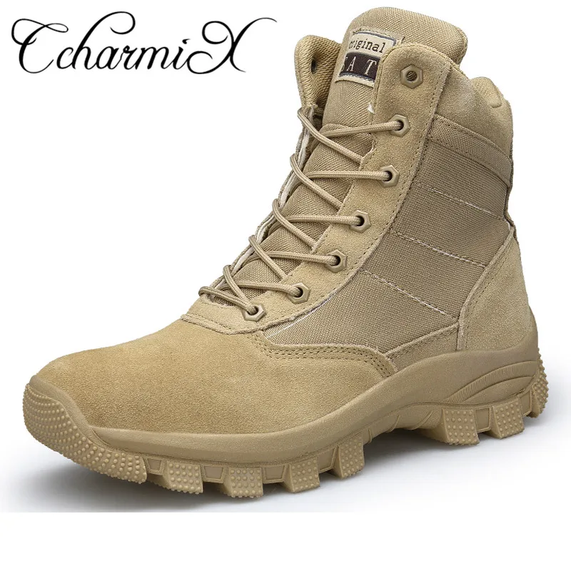 CcharmiX Delta Military Boots 2018 Outdoor Men Boots High Top Army ...