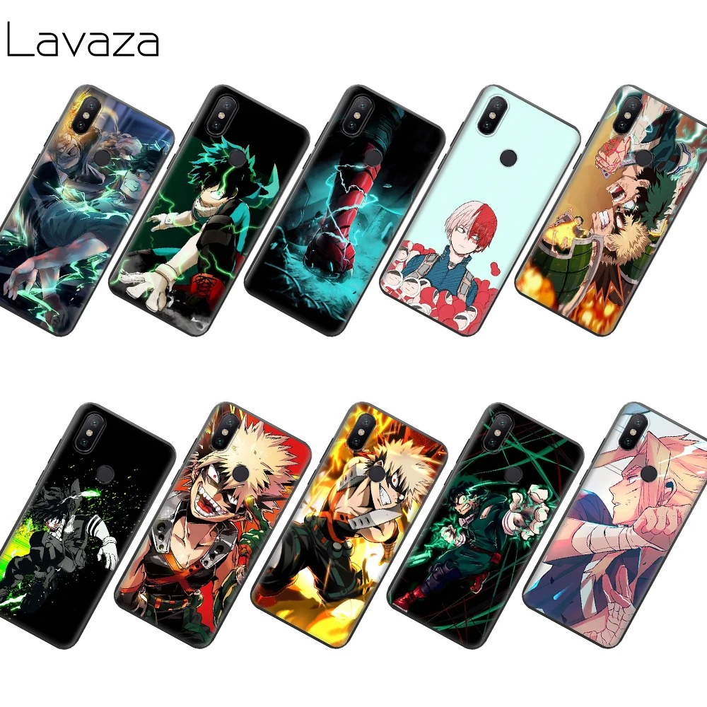 Чехол Lavaza из ТПУ с аниме My Boku No Hero для Xiaomi Redmi Note 4 4X 4A 5 5A 6 6a 7 8 Pro Go Prime Plus | Мобильные