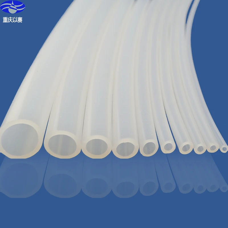 

1.5mmx3mm Food Grade Silicone Rubber Flexible Tube water plumbing pipe hose about 74 meter per kg