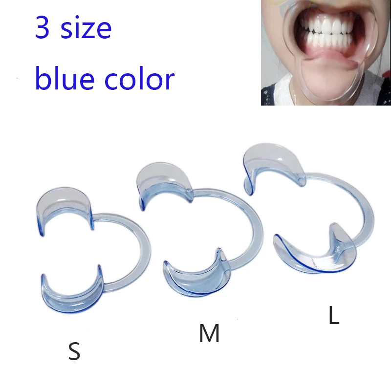 5pcs /set Dental Mouth expander C Shape Mouth Gag Intraoral Cheek Lip Retractor expander for oral dental Mouth Spreader Lip Open