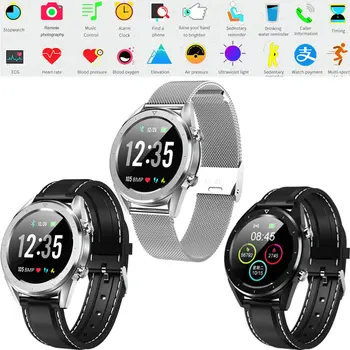 

Smart Watch ECG Heart Rate Monitor Waterproof Men Payment Fitness Tracker Wristband Smart Bracelet Sport businessmen Wristband