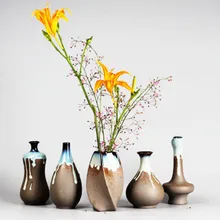 Модная Керамическая Настольная керамическая ваза, современные китайские ремесла, ювелирные изделия, простая керамическая ваза, креативный коридор, украшение для дома, свадебное украшение