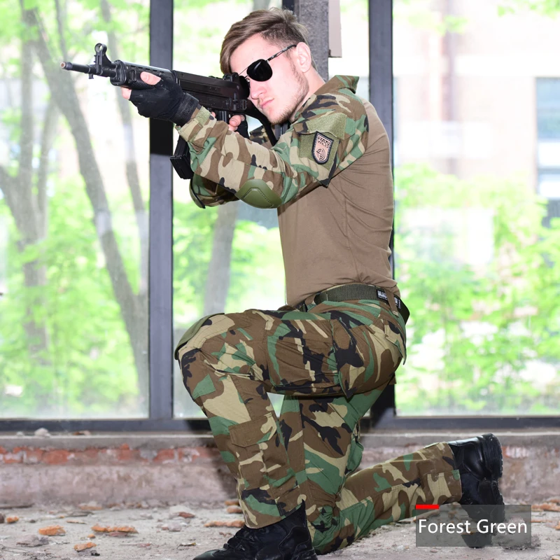 Костюм лягушки Airsoft армии США Военная форма Тактический морской пехоты котики