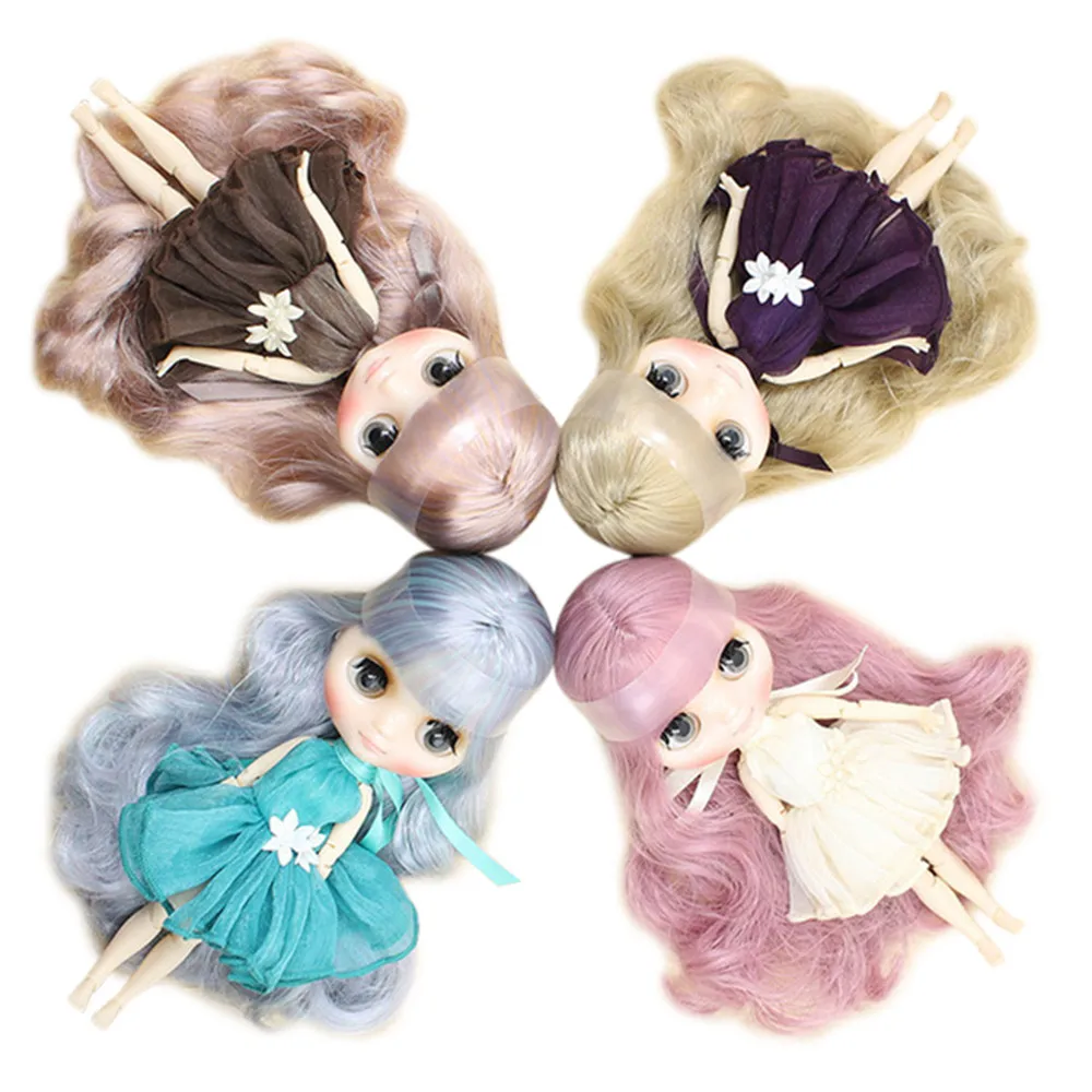 

middie blyth doll 20cm middle blyth joint doll transparent skin suitable for diy makeup face containing Hand set clothes