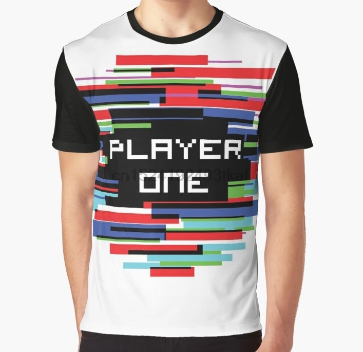 

All Over Print T Shirt Men Funny tshirt Be More Chill - Player One (Michael) Graphic Women T-Shirt