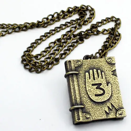 

1 PC Cool Gravity Falls Journal Number 3 pendant Necklace Cosplay Costume Gravity Falls jewelry