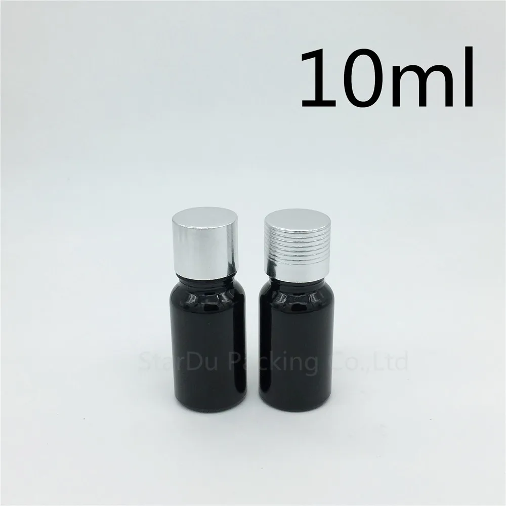 10 шт. мл Черная Стеклянная Бутылка Контейнер для сыворотки 10cc бутылка эфирного