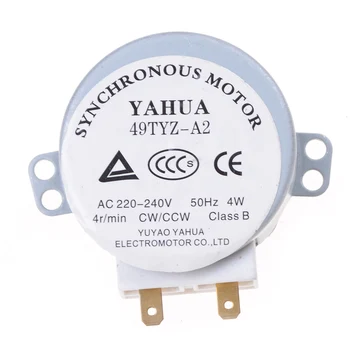 

1PCS Microwave Oven Turntable Synchronous Motor CW/CCW 4W 5/6RPM AC 220-240V