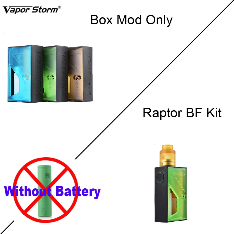 Vapor Storm Raptor Squonk bf Box Mod 5 мл нижняя подача RDA танк электронная сигарета мод