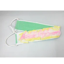 80 см x 80 см двустороннее сильное вытяжное банное полотенце с шариком утолщенное прямоугольное полотенце двойного назначения- MS