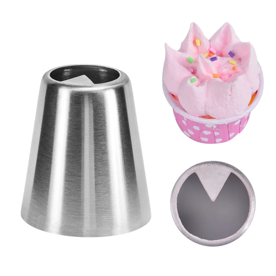 

TTLIFE Stainless Steel Icing Piping Nozzles Russian Pastry Nozzles for Cake Decorations DIY Fondant Desert Decorators Pastry Tip