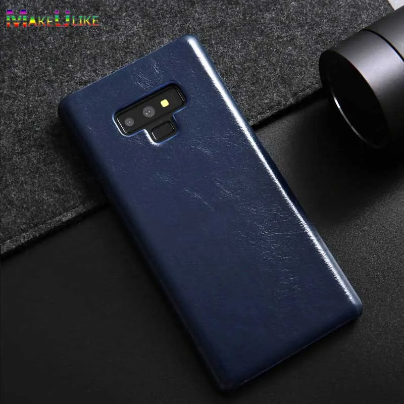 

Note9 Genuine Leather Back Case For Samsung Galaxy Note 9 Cover Luxury Phone Bag Cases For Samsung Note 9 Case