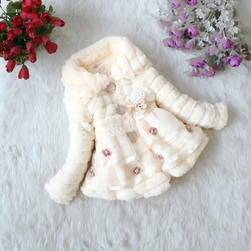 girls fur coat