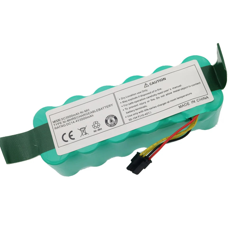 14,4 V 3500 mAh Ni-MH аккумулятор для Ariete Briciola 2711 2712 2717 части роботизированного пылесоса