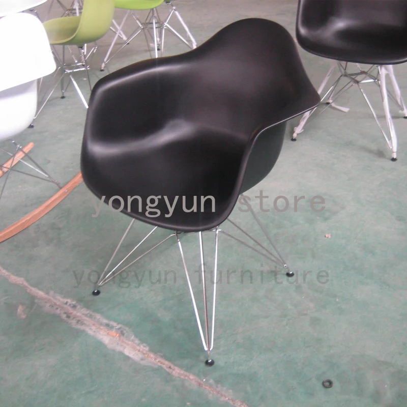 Мебель для столовой, домашний повседневный пластиковый обеденный стул для отдыха, модные современные пластиковые и хромированные стулья для спальни