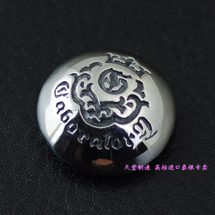 

925 pure silver gabor stamp pattern bag buckle , cloth buckle