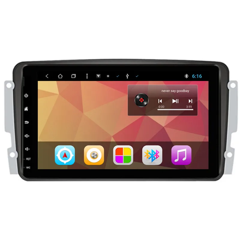 Perfect 9" Android Car Multimedia Stereo DVD GPS Navigation for Mercedes Benz Vaneo Viano Vito A Class W168 CLK W209 G W463 G320 C C203 1
