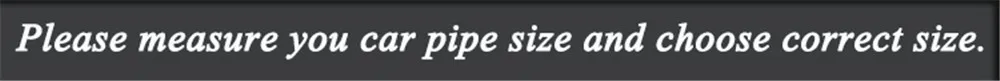 Универсальный наконечник выхлопной трубы различных размеров akrapovic выхлопная труба Глянцевая углеродное волокно автомобиля глушитель наконечник